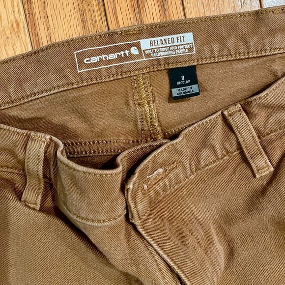 Carhartt Brown Straight Leg Pants - Picture 2 of 9